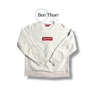 FW18 Supreme Box Logo Crewneck (grey)